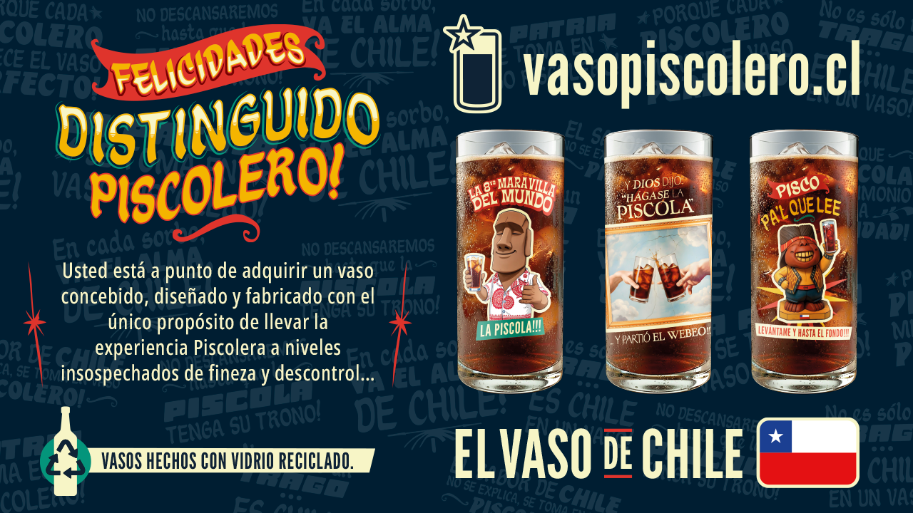 Set de 6 Vasos Piscoleros