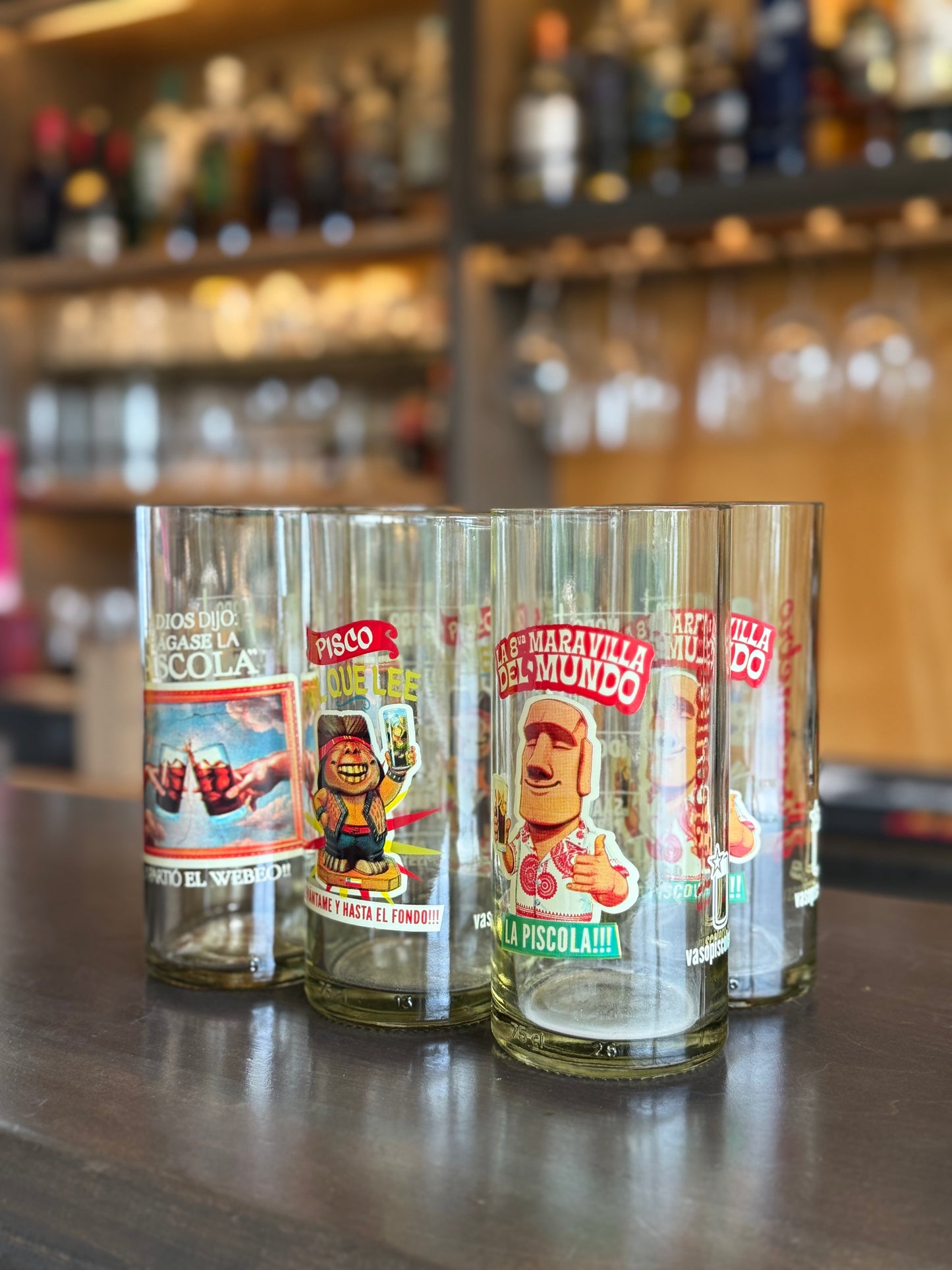 Set de 6 Vasos Piscoleros